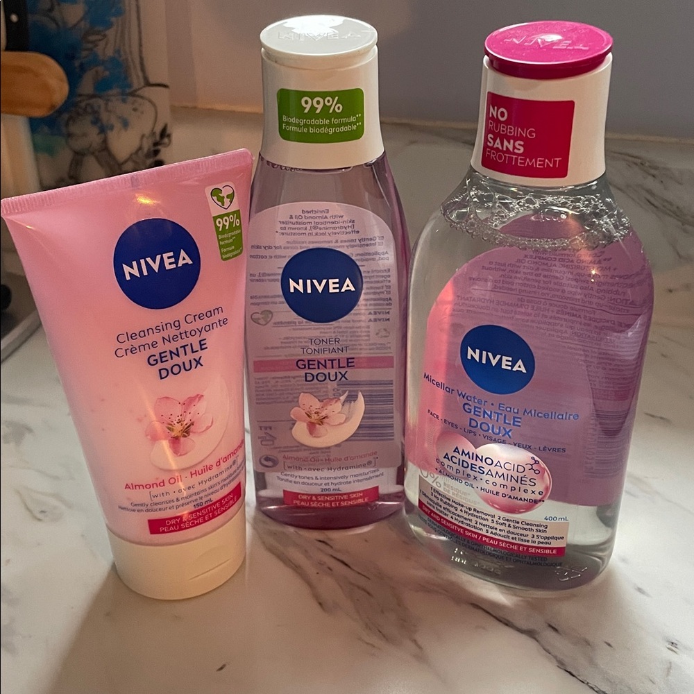 Nivea “Gentle” bundle for Dry + Sensitive Skin